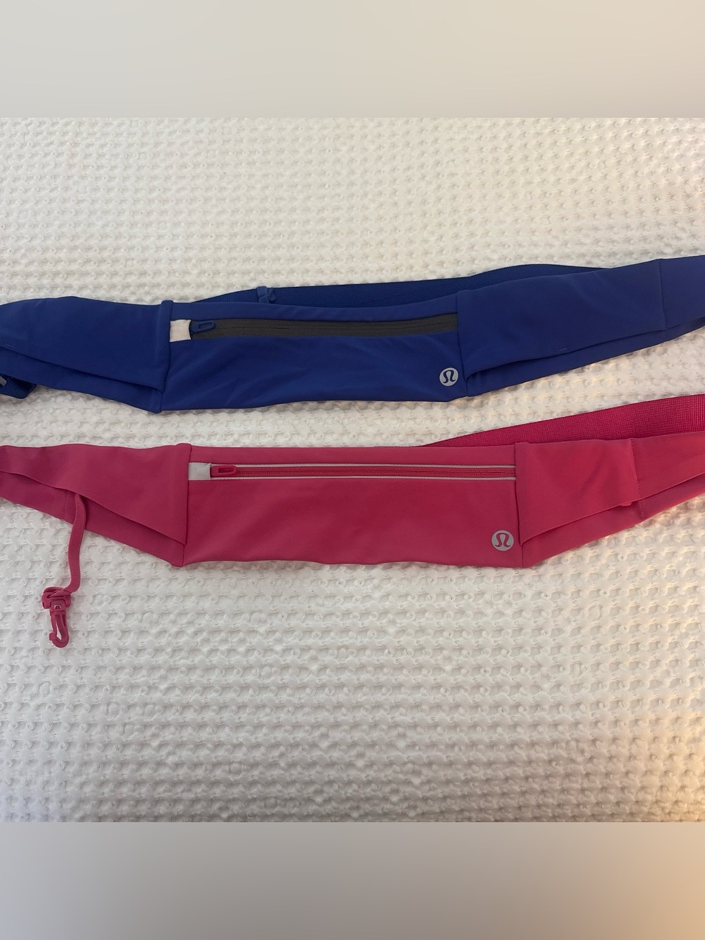 Lululemon Fast and Free Running Belt - Blue & Pink large/xl l